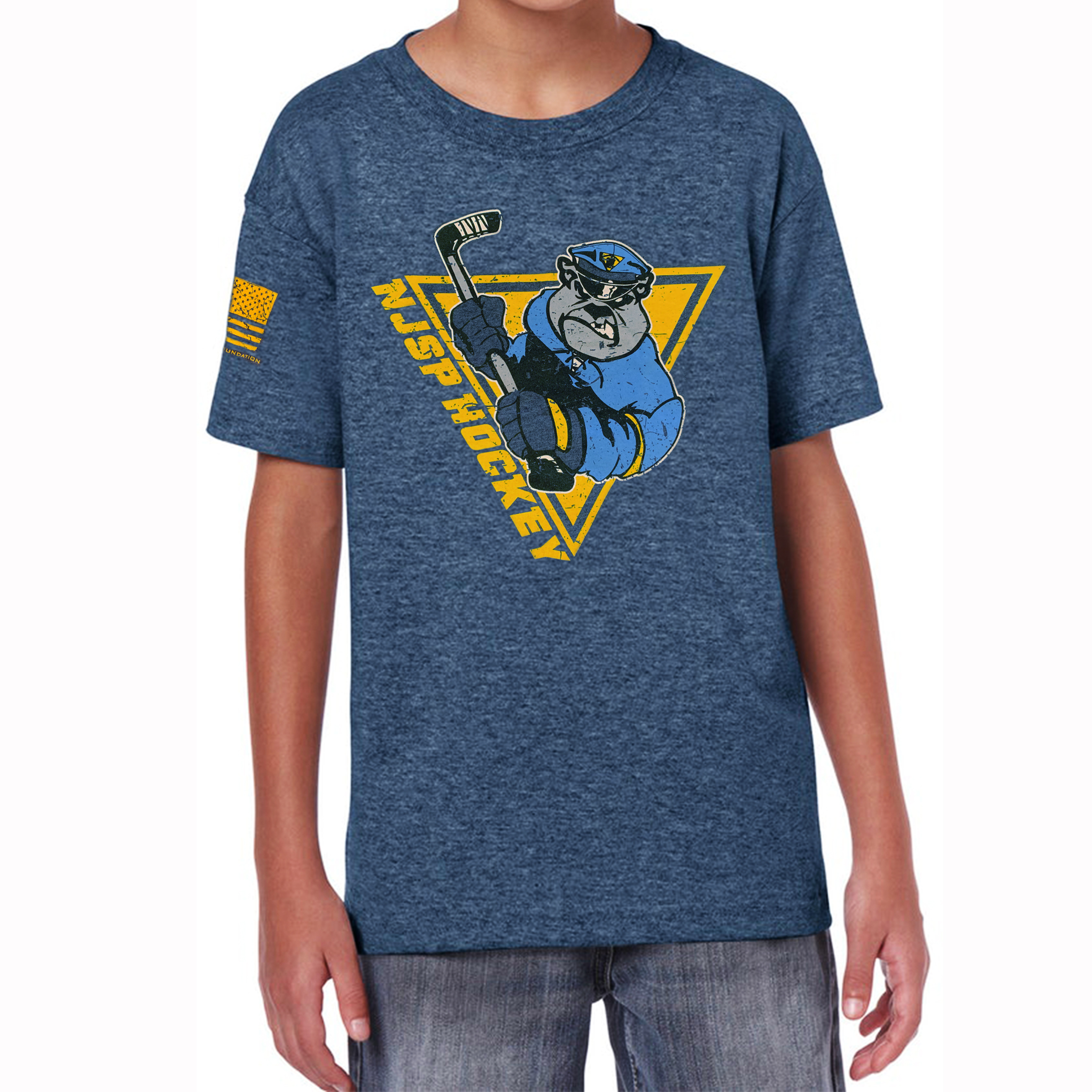 NJSP Hockey Club Youth TShirt Troopers United Foundation